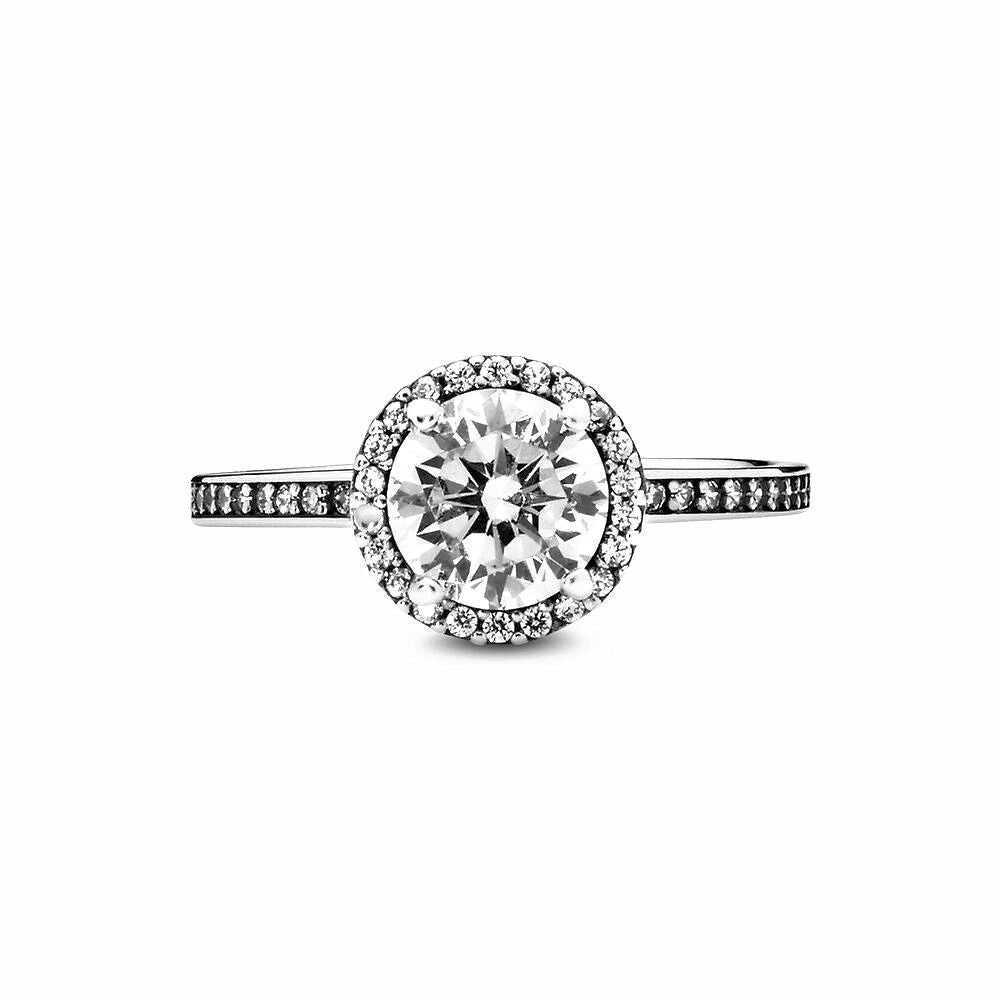 Pandora Ronde Sprankelende Stralenkrans Ring 196250CZ, exclusief en kwalitatief hoogwaardig. Ontdek nu!