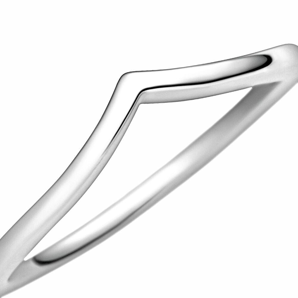 Pandora Polished Wishbone Ring zilver - 196314