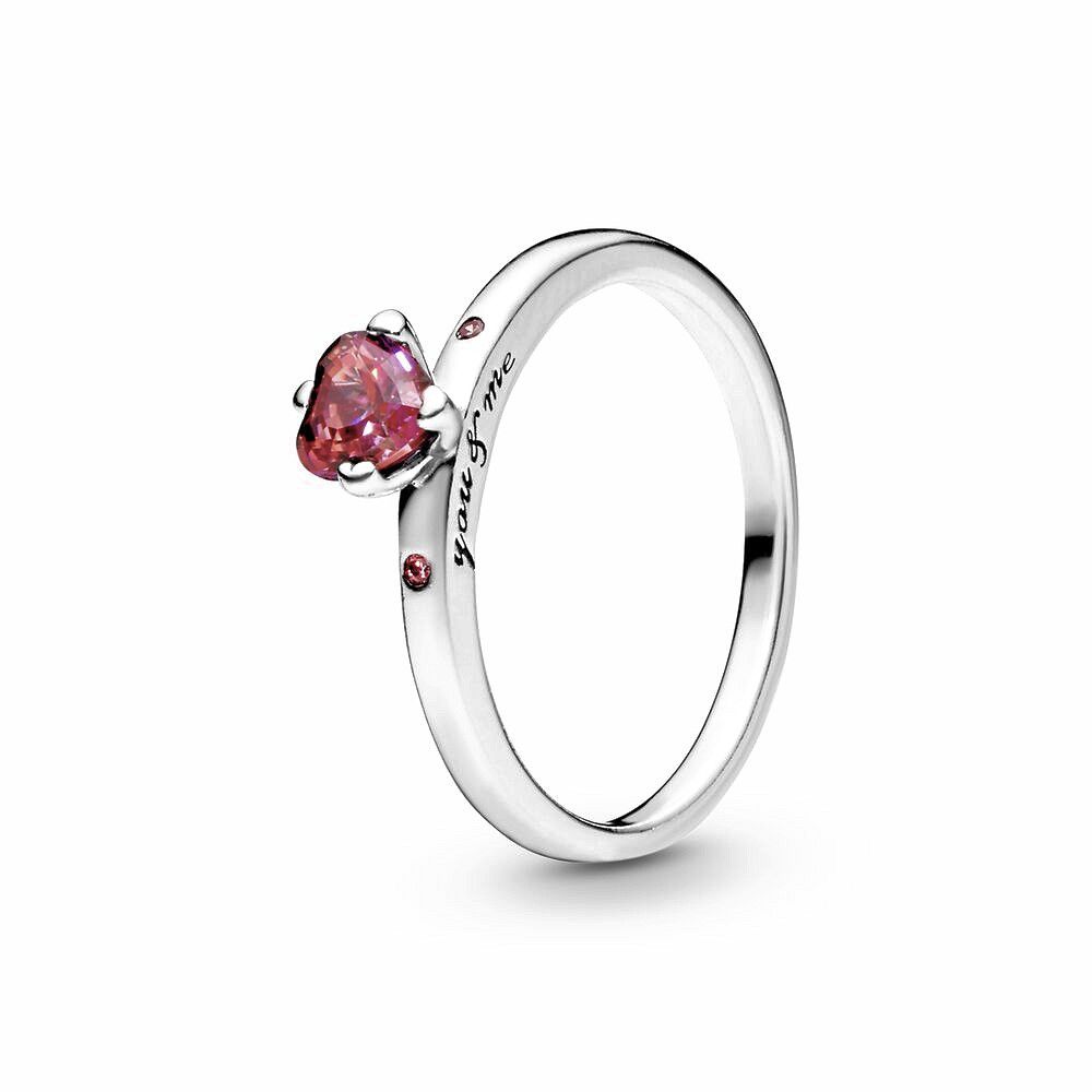 Pandora Sparkling Red Heart Ring 196574CZRMX, exclusief en kwalitatief hoogwaardig. Ontdek nu!