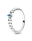 Pandora Aquablauwe Kralenring 198867C01, exclusief en kwalitatief hoogwaardig. Ontdek nu!