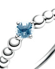 Pandora Aquablauwe Kralenring 198867C01, exclusief en kwalitatief hoogwaardig. Ontdek nu!