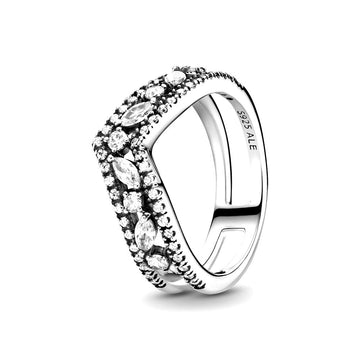 Pandora Wishbone sterling zilveren ring met zirkonia 199095C01, exclusief en kwalitatief hoogwaardig. Ontdek nu!