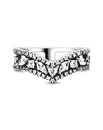 Pandora Wishbone sterling zilveren ring met zirkonia 199095C01, exclusief en kwalitatief hoogwaardig. Ontdek nu!