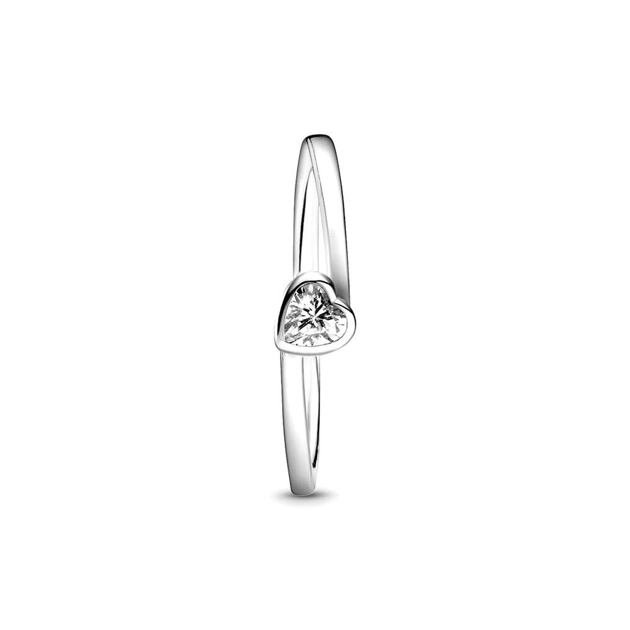 Pandora Heart sterling zilveren ring met witte zirkonia 199267C02, exclusief en kwalitatief hoogwaardig. Ontdek nu!