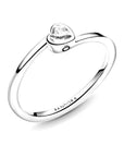 Pandora Heart sterling zilveren ring met witte zirkonia 199267C02, exclusief en kwalitatief hoogwaardig. Ontdek nu!