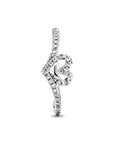 Pandora Heart and wishbone zilveren ring met zirkonia 199302C01, exclusief en kwalitatief hoogwaardig. Ontdek nu!