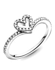 Pandora Heart and wishbone zilveren ring met zirkonia 199302C01, exclusief en kwalitatief hoogwaardig. Ontdek nu!