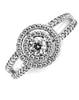 Pandora Sparkling Double Halo Ring 199408C01, exclusief en kwalitatief hoogwaardig. Ontdek nu!