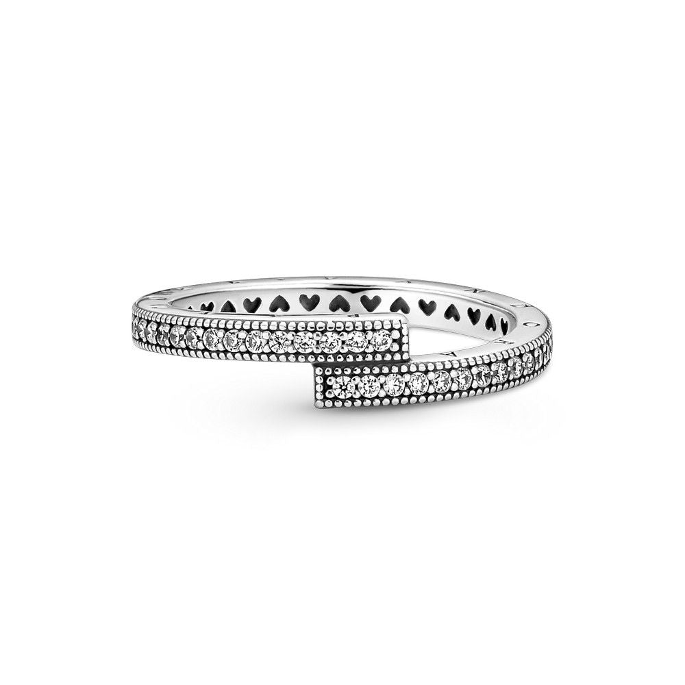 Pandora Sprankelende Overlappende Ring zilver - 199491C01