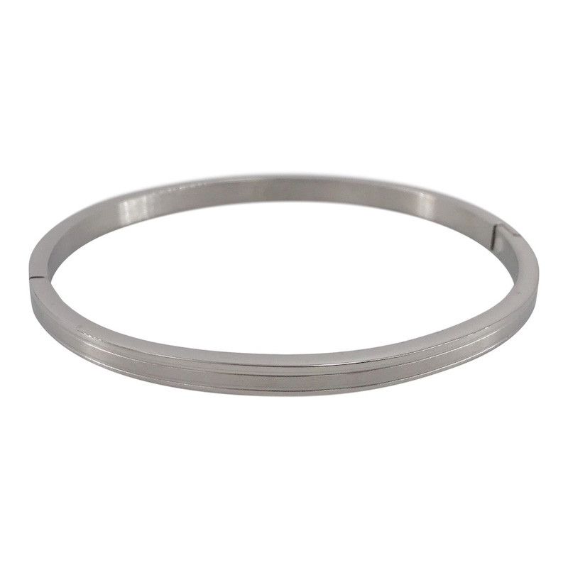 Kalli Kalli Fien Naden Armband 2155 - Zilverkleurig 4 mm