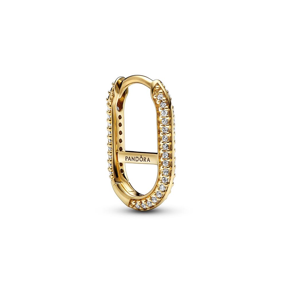 Pandora ME Pavé enkele Link Oorbel goudverguld - 269682C01