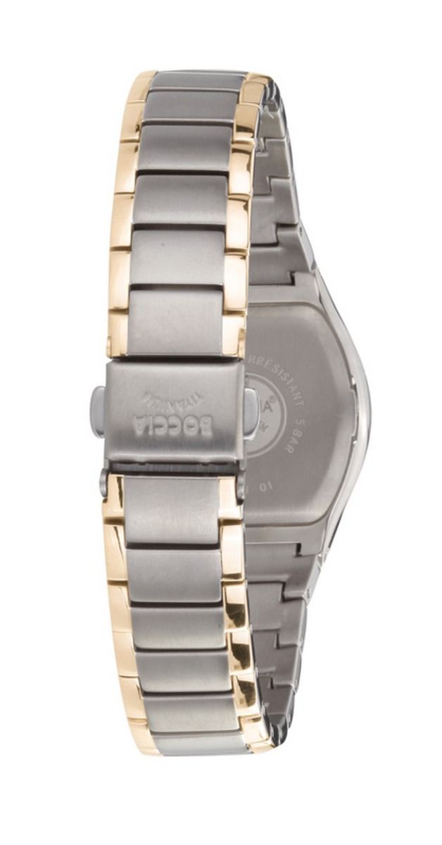 Boccia Titanium 3174-02 horloge - Titanium - Zilver en goudkleurig - 27 mm, exclusief en kwalitatief hoogwaardig. Ontdek nu!