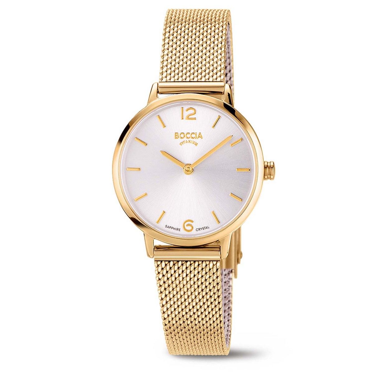 Boccia Titanium 3345-03 Dames Horloge 27,5 mm, exclusief en kwalitatief hoogwaardig. Ontdek nu!