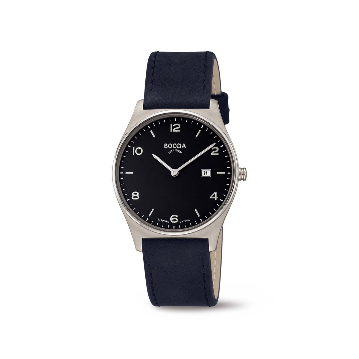 Boccia Titanium Herenhorloge 3655-02 Zilverkleurig