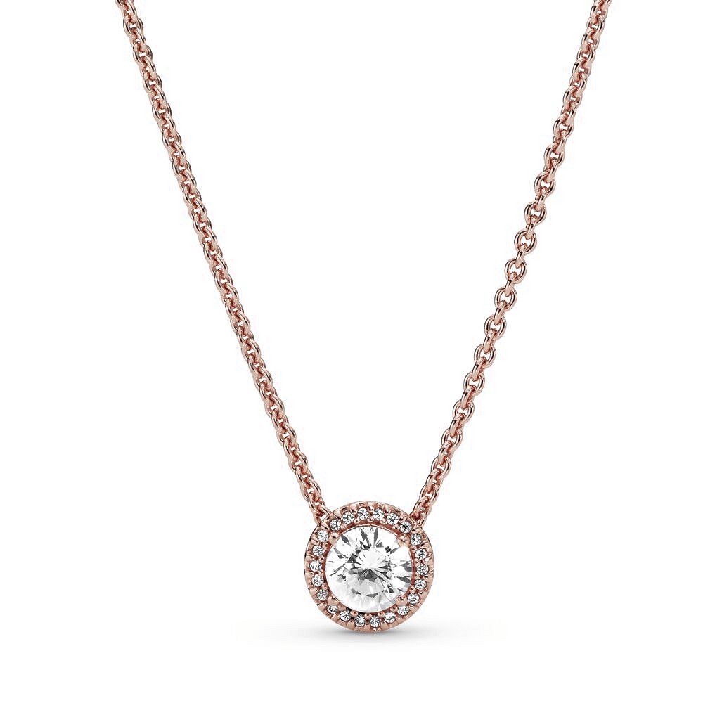 Pandora Round Sparkle Halo Ketting 386240CZ, exclusief en kwalitatief hoogwaardig. Ontdek nu!