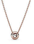 Pandora Round Sparkle Halo Ketting 386240CZ, exclusief en kwalitatief hoogwaardig. Ontdek nu!