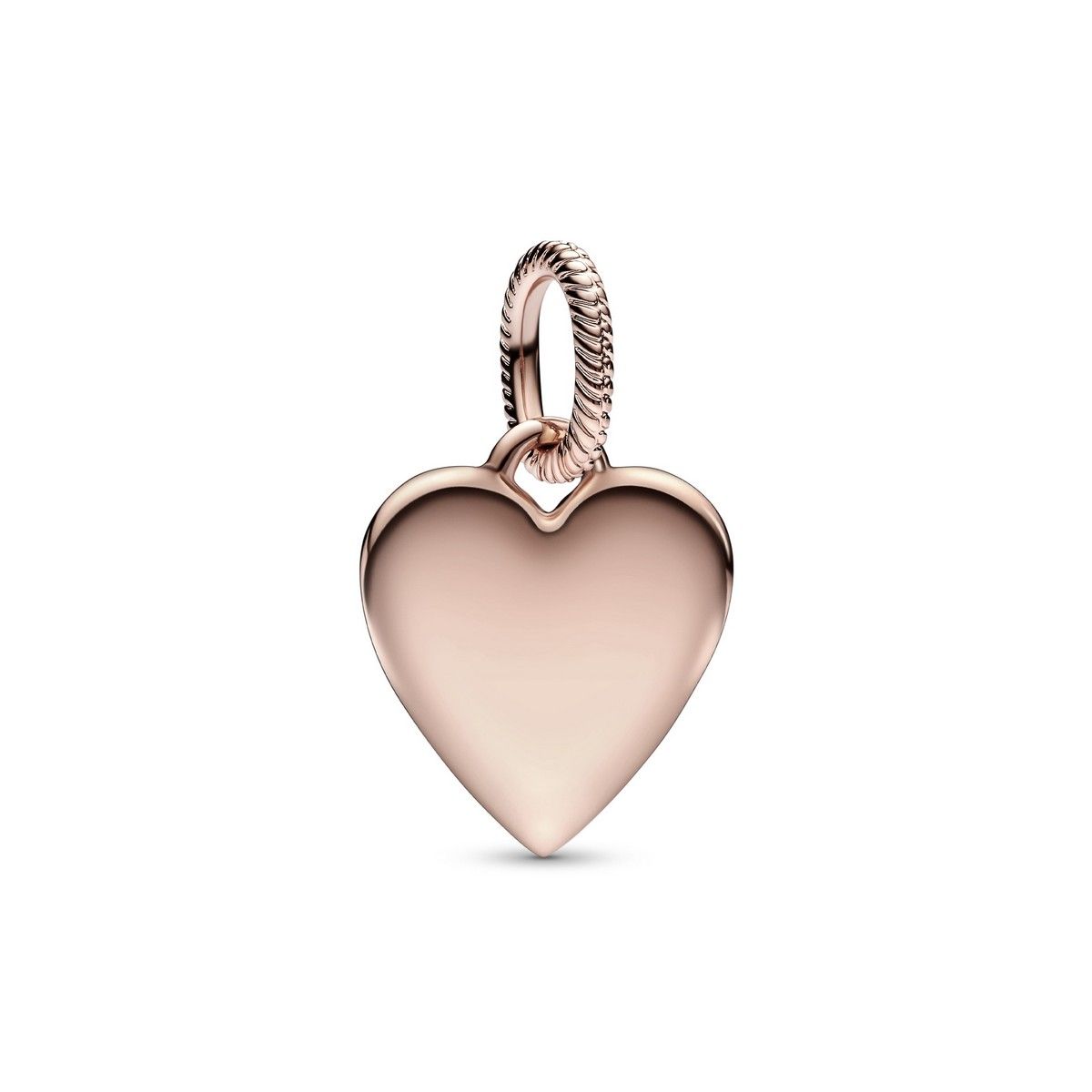 Pandora Graveerbare Hart Label Hanger roségoudverguld - 388914C00