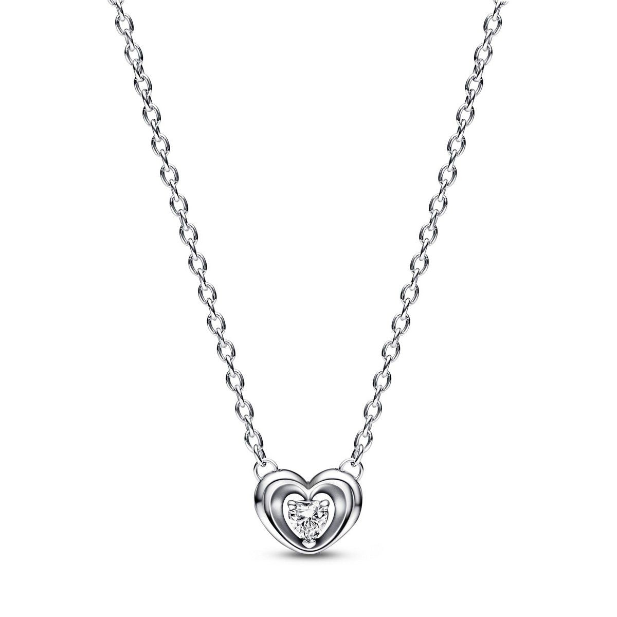 Pandora Radiant Heart & Floating Stone Pendant ketting 392494C01, exclusief en kwalitatief hoogwaardig. Ontdek nu!