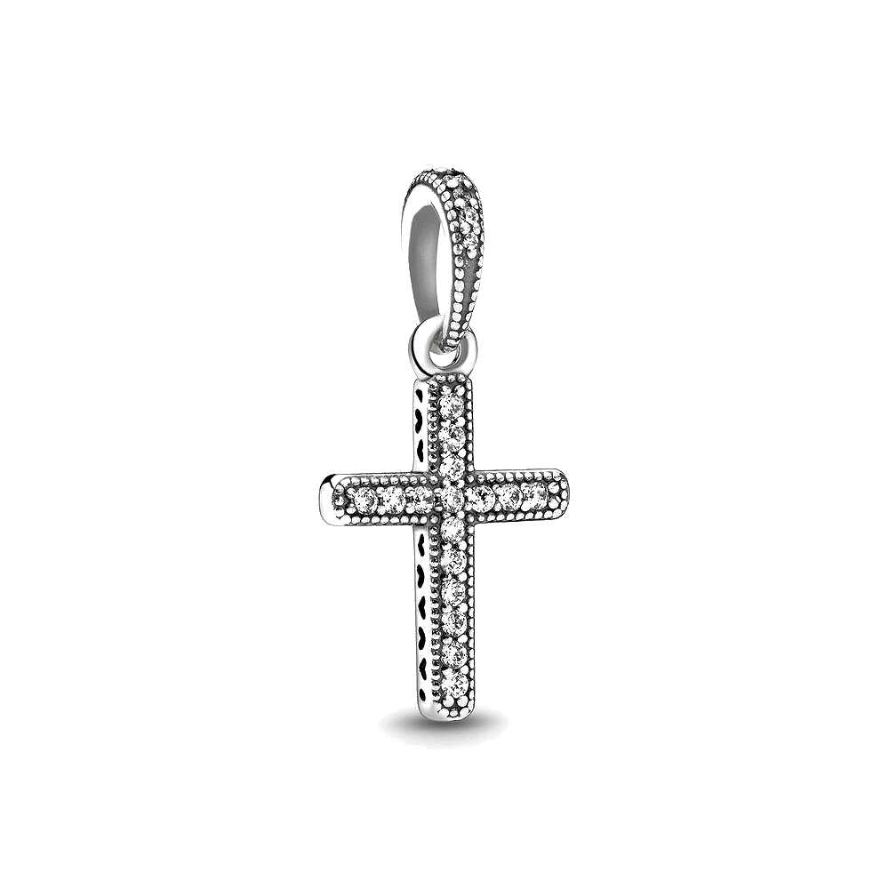 Pandora Sparkling Cross Hanger 397571CZ, exclusief en kwalitatief hoogwaardig. Ontdek nu!