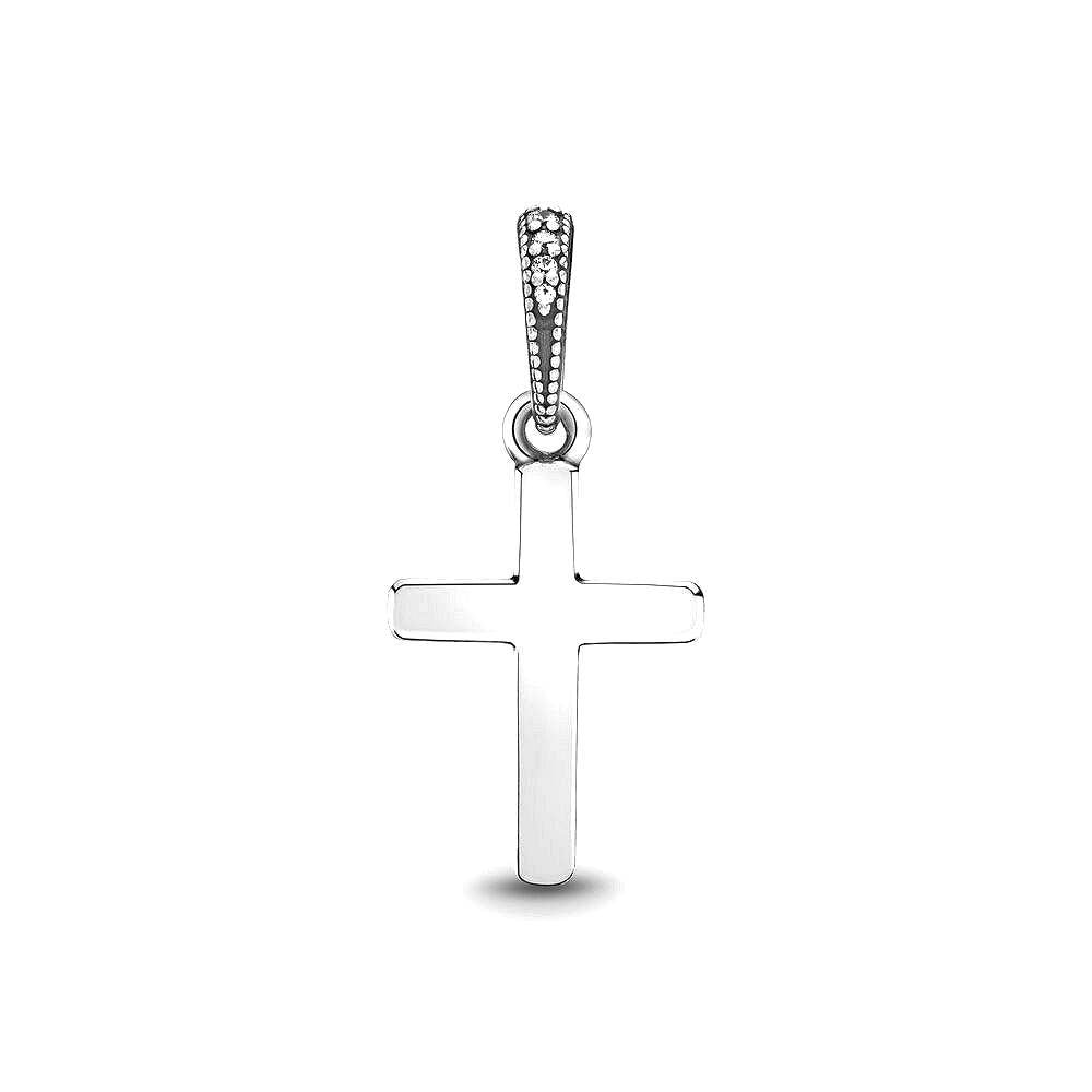 Pandora Sparkling Cross Hanger 397571CZ, exclusief en kwalitatief hoogwaardig. Ontdek nu!