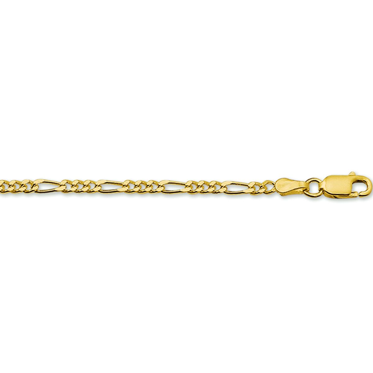 Fantasy Collection Armband figaro 3,0 mm 14K geelgoud - PSN4018425
