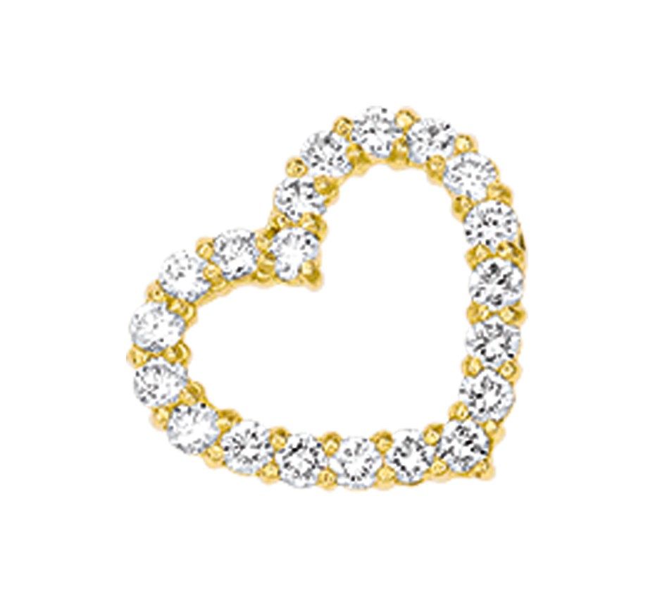 Fantasy Collection Hanger hart zirkonia 14K geelgoud - PSN4018464