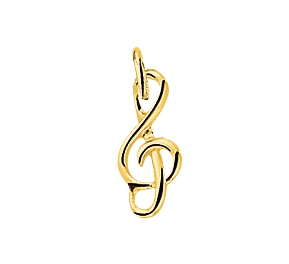 Fantasy Collection Hanger muzieksleutel 14K geelgoud - PSN4018477