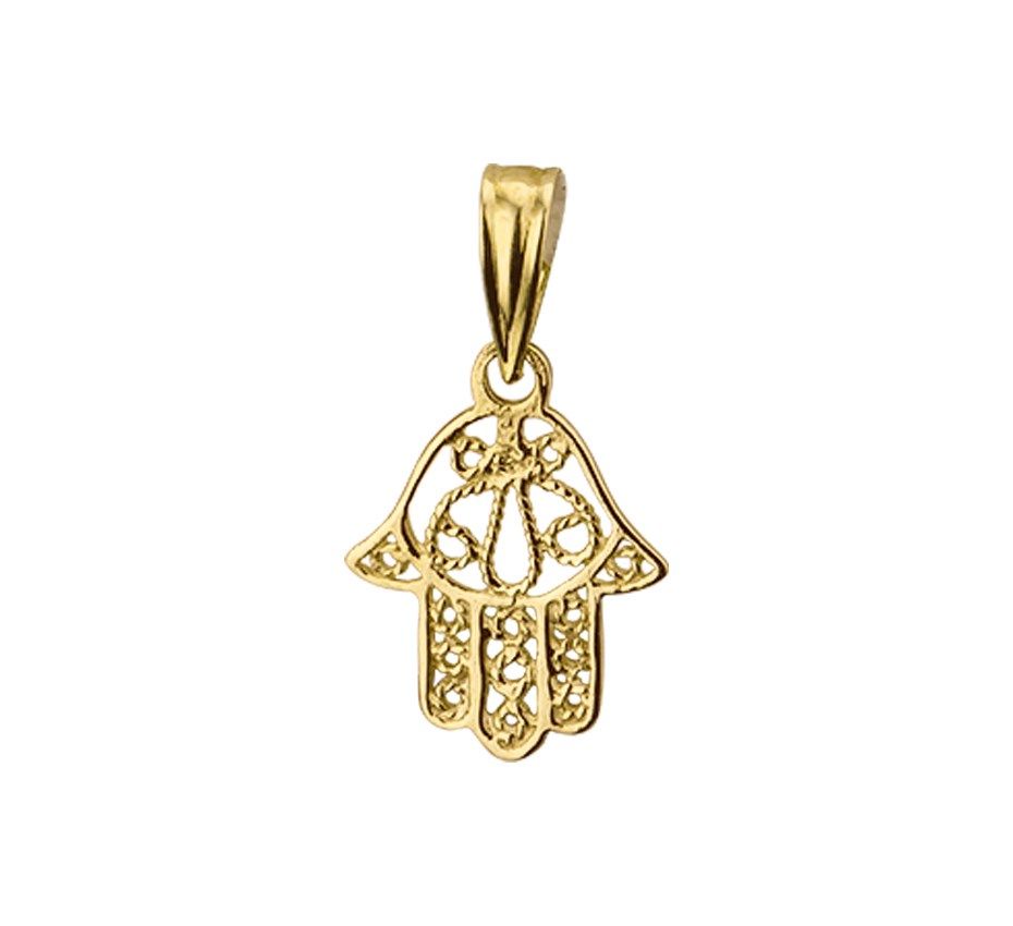 Fantasy Collection Hanger fatima hand 14K geelgoud - PSN4018514
