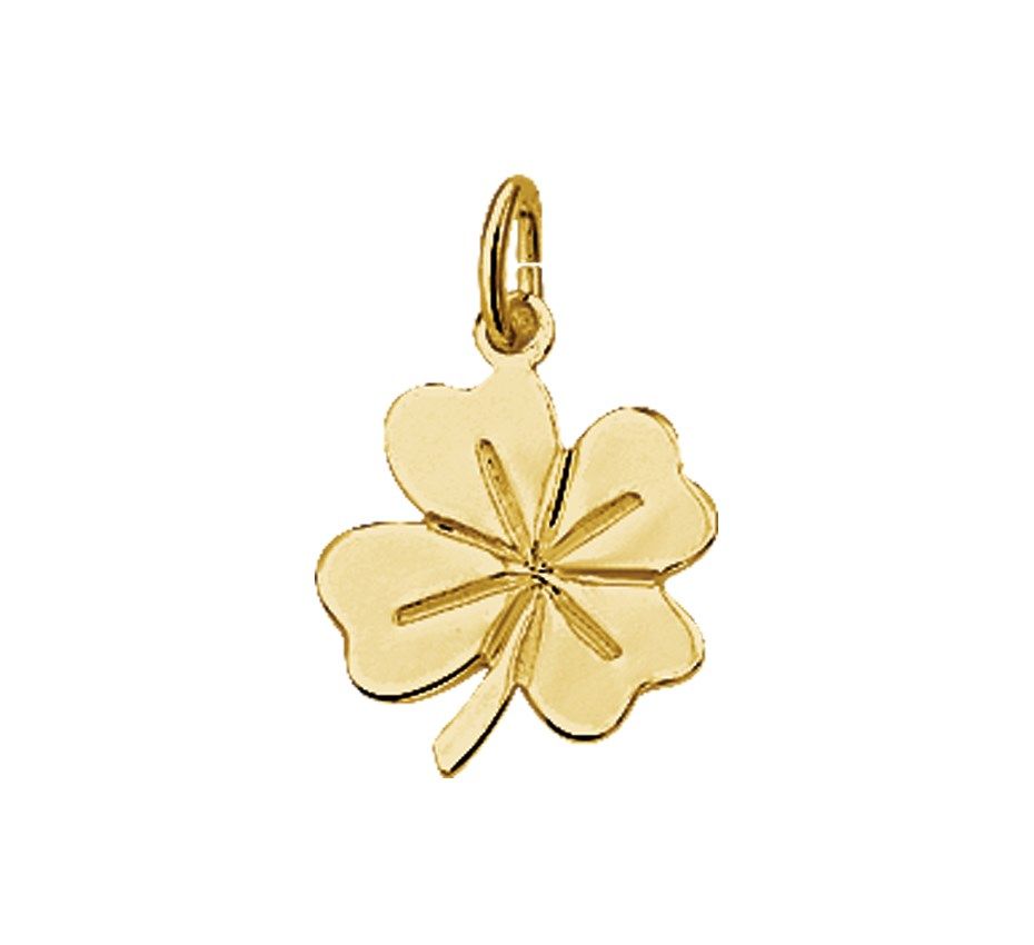 Fantasy Collection Hanger klavertje 14K geelgoud - PSN4018519
