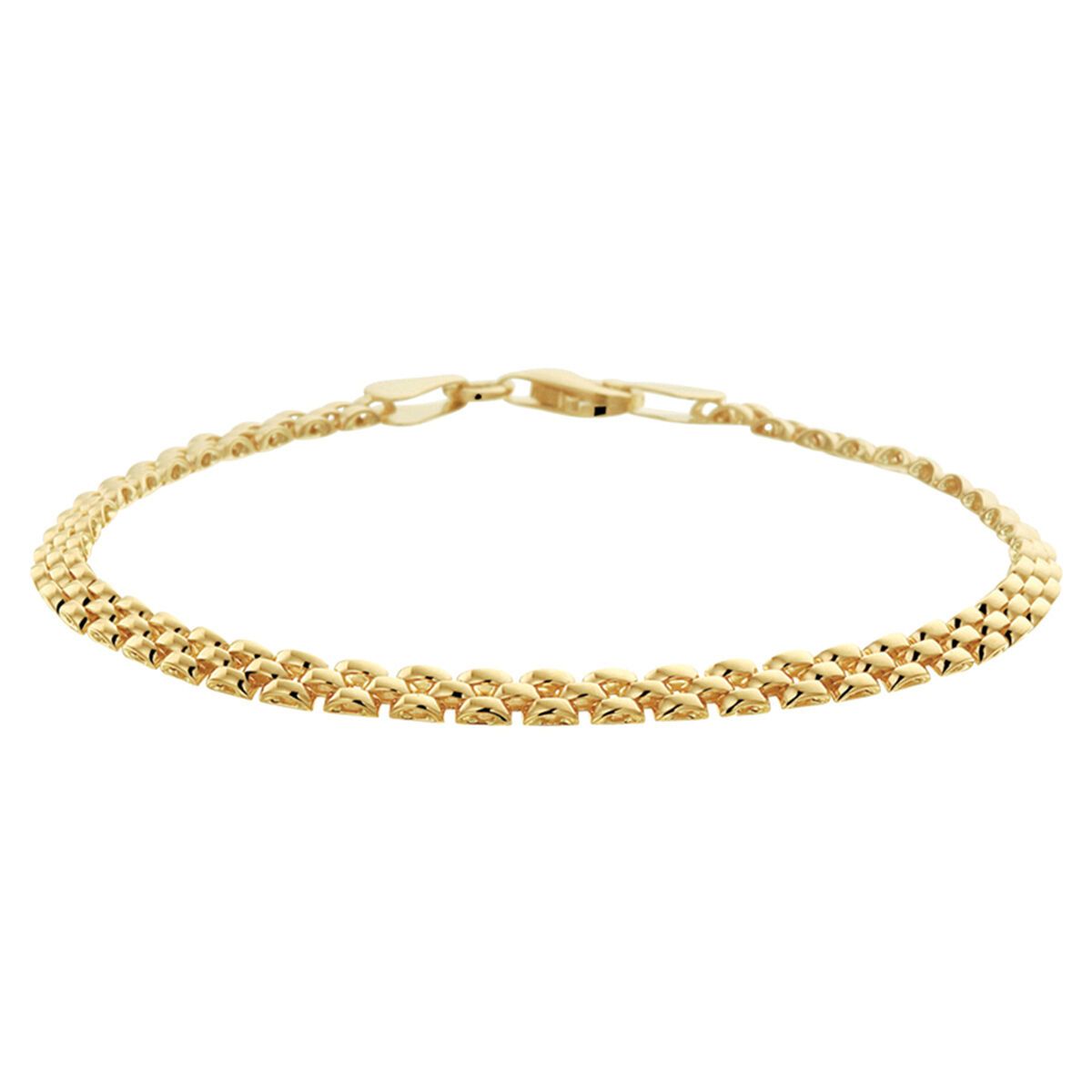 Fantasy Collection Armband panter 3,0 mm 19 cm 14K geelgoud