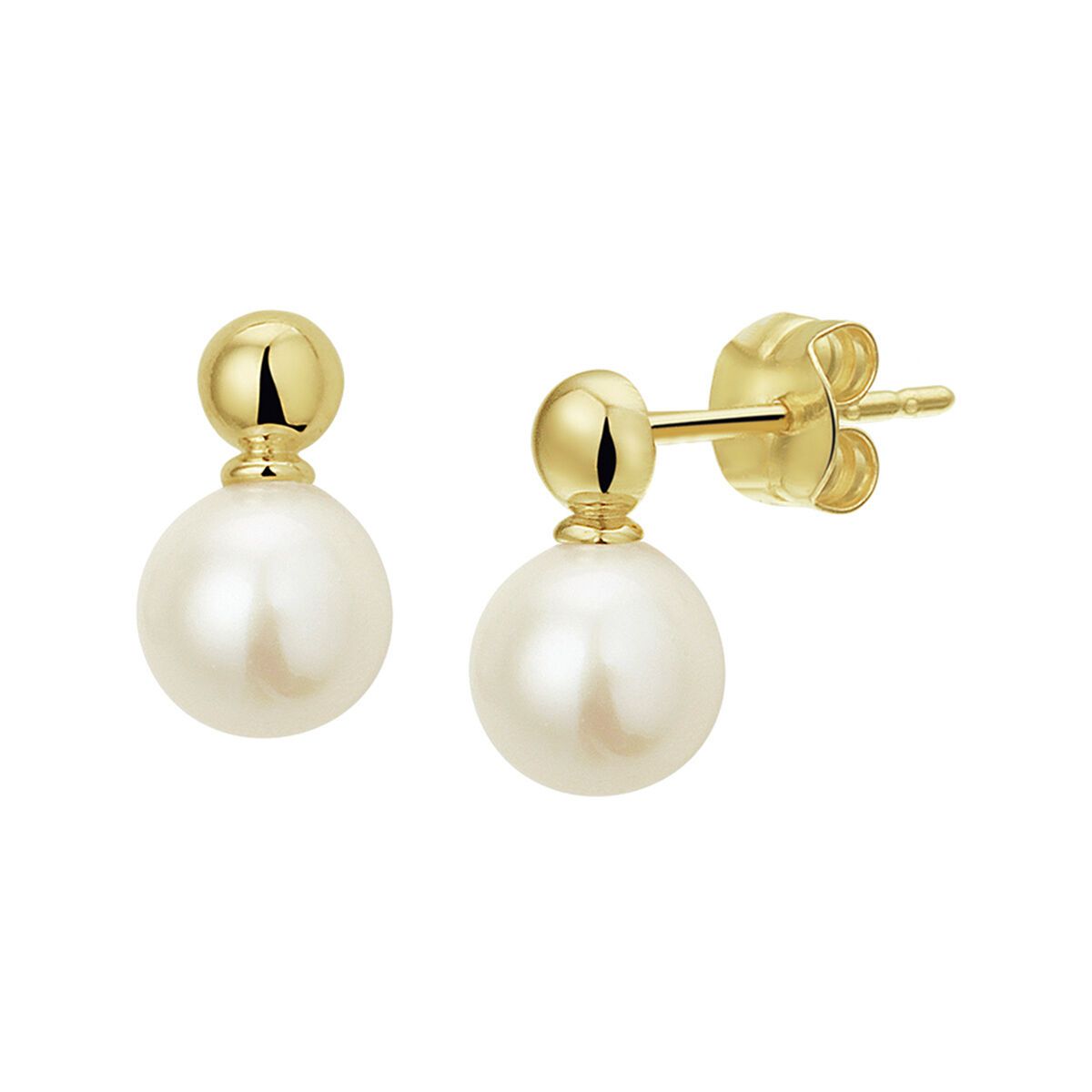 Fantasy Collection Oorbellen parel 14K geelgoud - PSN4018914