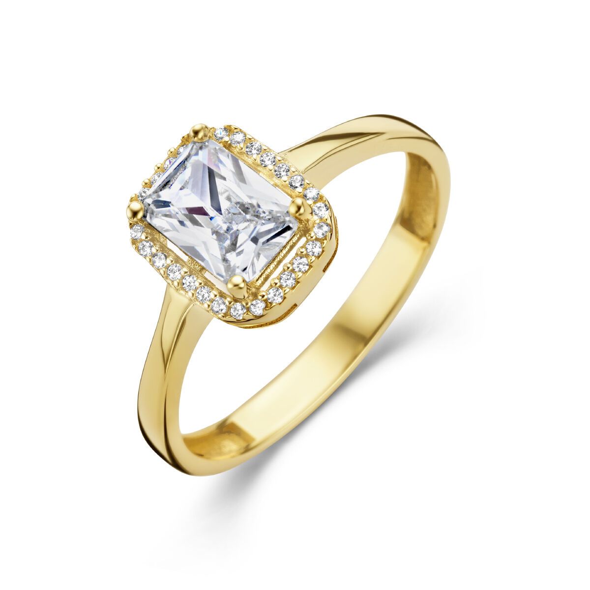 Fantasy Collection Ring zirkonia 14K geelgoud