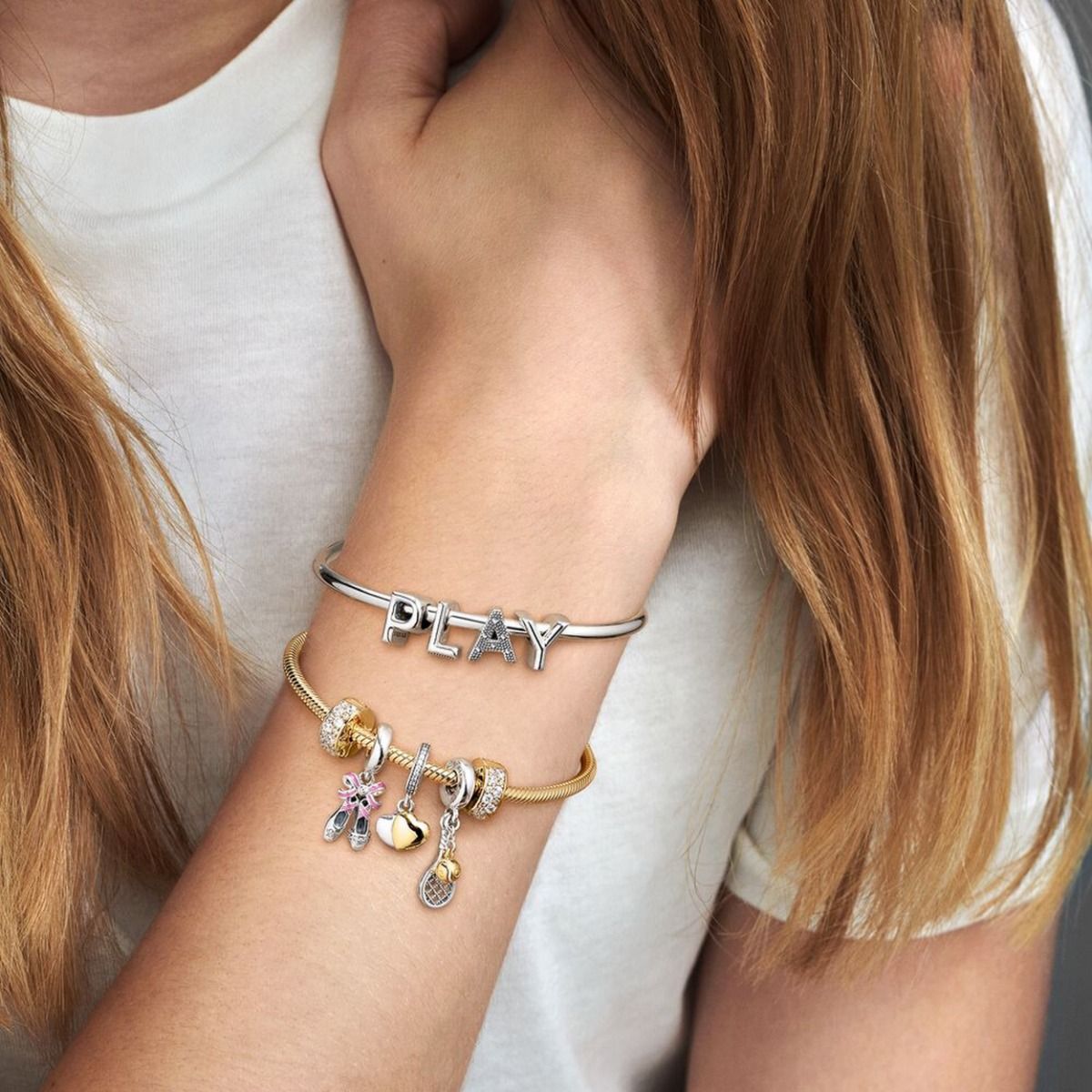 Pandora Moments snake chain-armband goudverguld - 568748C00
