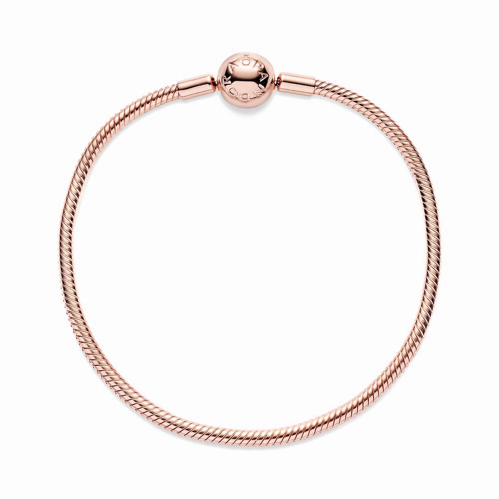 Pandora Moments snake chain-armband roségoudverguld - 580728