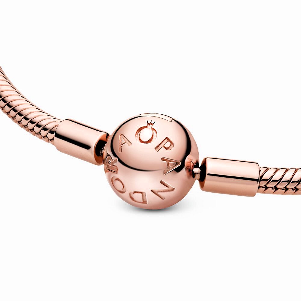 Pandora Moments snake chain-armband roségoudverguld - 580728