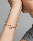 Pandora Moments Hart T-Bar Snake Chain Armband 589285C00, exclusief en kwalitatief hoogwaardig. Ontdek nu!