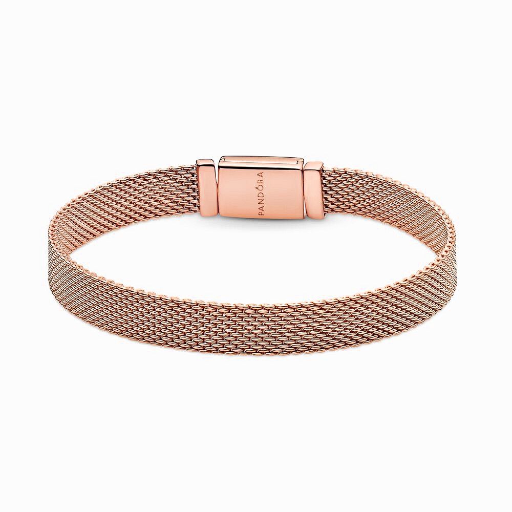 Pandora Reflexions Long Clasp Pavé Bracelet roségoudverguld - 589358C01