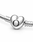 Pandora Moments Snake Chain Armband met Hartsluiting 590719, exclusief en kwalitatief hoogwaardig. Ontdek nu!