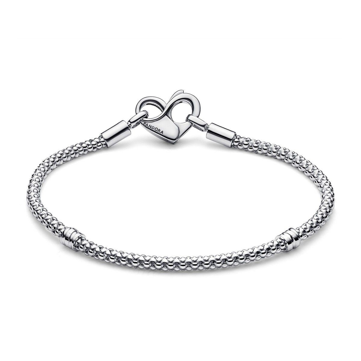 Pandora Noppen Schakel Armband Pandora Moments zilver - 592453C00