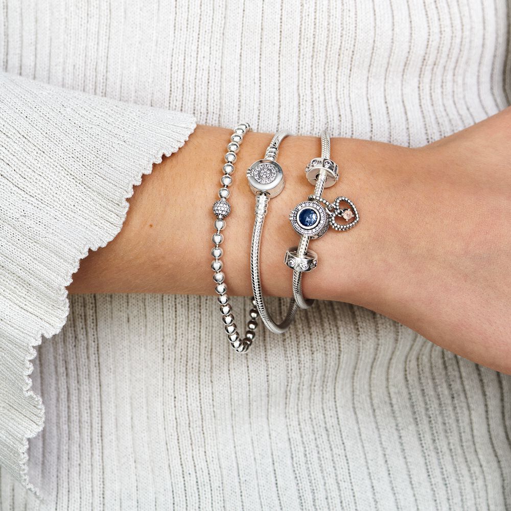 Pandora Kralen & Pavé Armband zilver - 598342CZ
