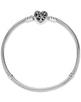 Pandora Moments Stamboom Snake Chain Armband met Hartsluiting 598827C01, exclusief en kwalitatief hoogwaardig. Ontdek nu!