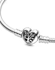 Pandora Moments Stamboom Snake Chain Armband met Hartsluiting 598827C01, exclusief en kwalitatief hoogwaardig. Ontdek nu!