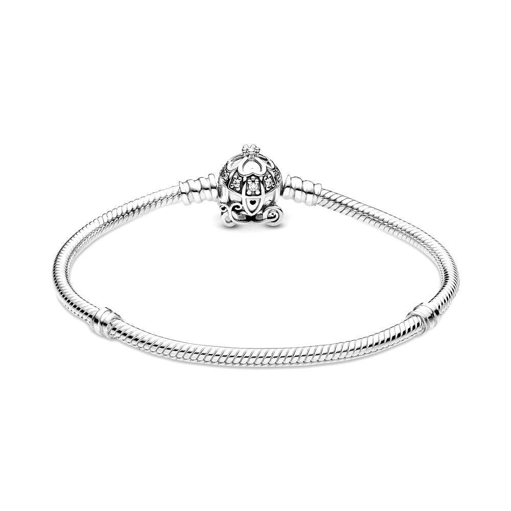 Pandora Disney Cinderella Pumpkin Coach Clasp Pandora Moments Bracelet zilver - 599190C01