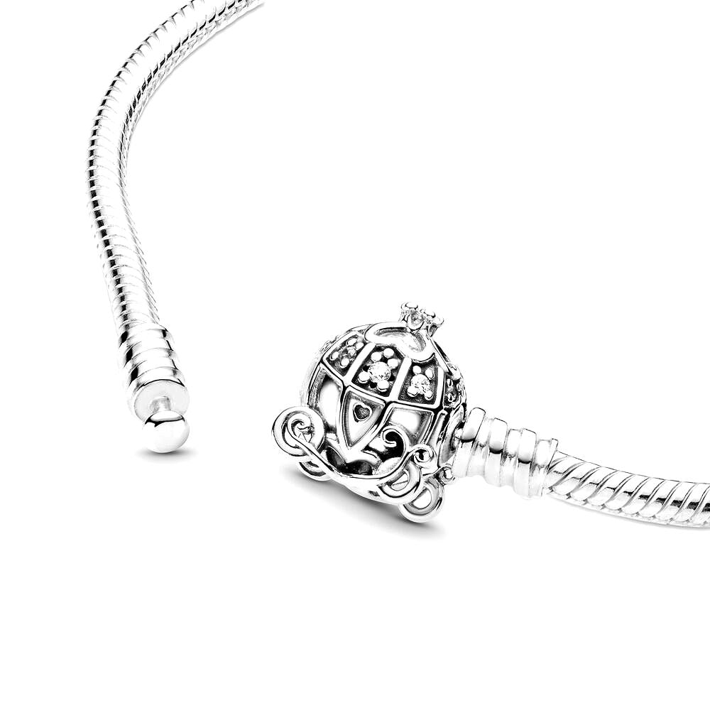 Pandora Disney Cinderella Pumpkin Coach Clasp Pandora Moments Bracelet zilver - 599190C01