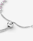 Pandora Pink & Clear Sparkle Sliding Armband 599377C02, exclusief en kwalitatief hoogwaardig. Ontdek nu!