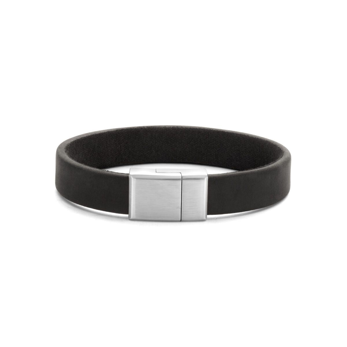 Fantasy Collection Armband leer 12 mm edelstaal - PSN6506040