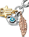 Pandora Hamsa, Alziend Oog & Veer Spiritualiteit Hangende Bedel 768785C01, exclusief en kwalitatief hoogwaardig. Ontdek nu!