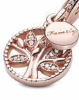 Pandora Rose Familieboom bedel 781728CZ, exclusief en kwalitatief hoogwaardig. Ontdek nu!