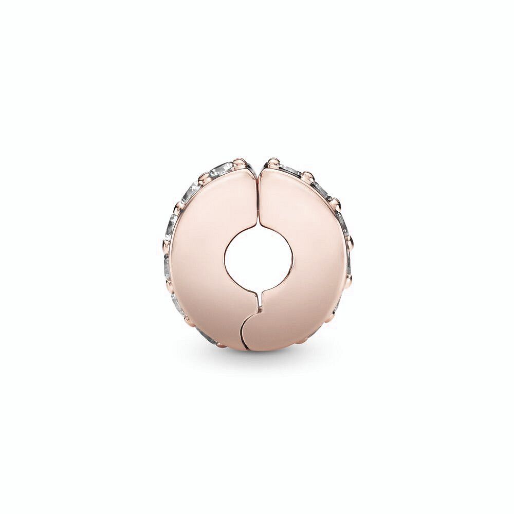 Pandora Sprankelende Rij Spacer roségoudverguld bedel - 781972CZ