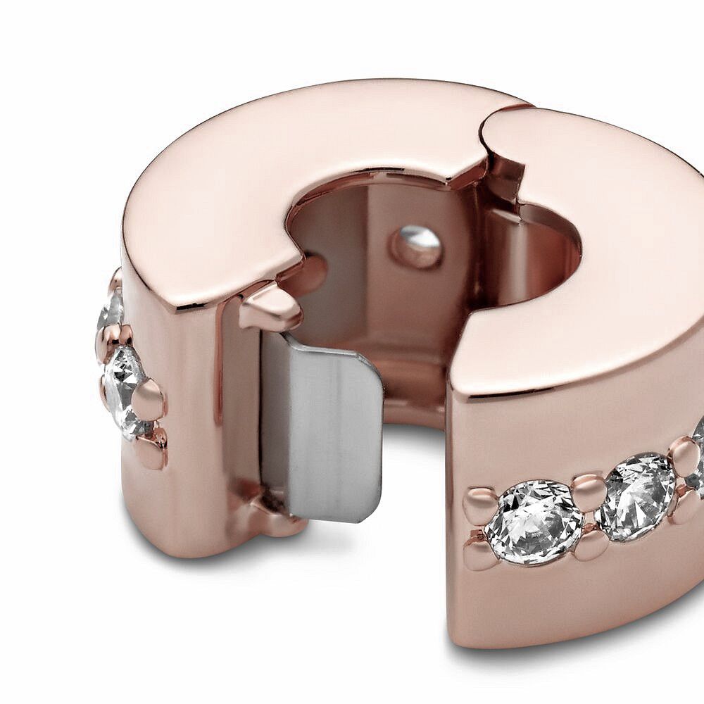 Pandora Sprankelende Rij Spacer roségoudverguld bedel - 781972CZ